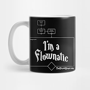 I'm a Flownatic - White Text Mug